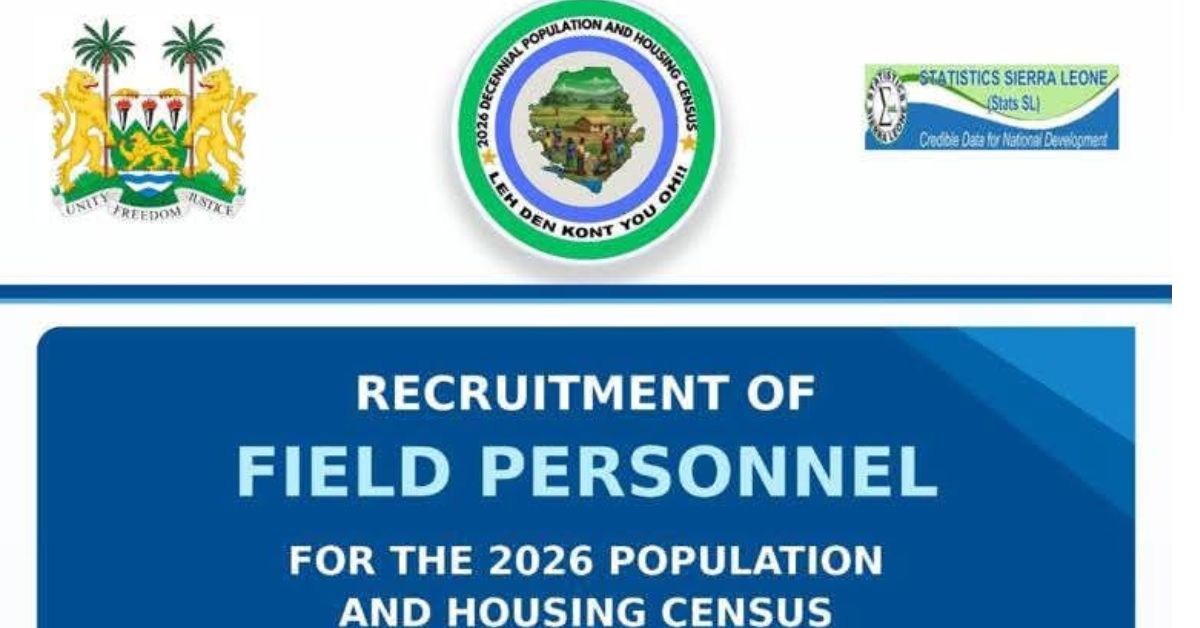 Stats SL Opens Recruitment Portal for 2026 Population and Housing Census