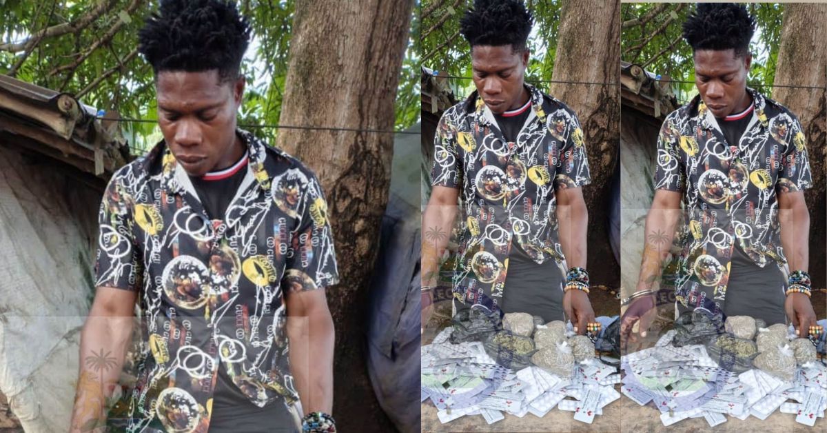 Police Intercepts Suspect With Tramadol, Kush at Maforki Checkpoint
