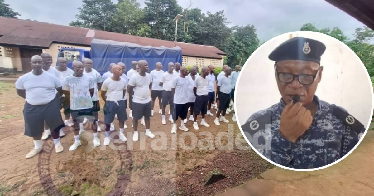 Sierra Leone Police Begin Two-Week Specialised Training for 69 SLPHA Recruits