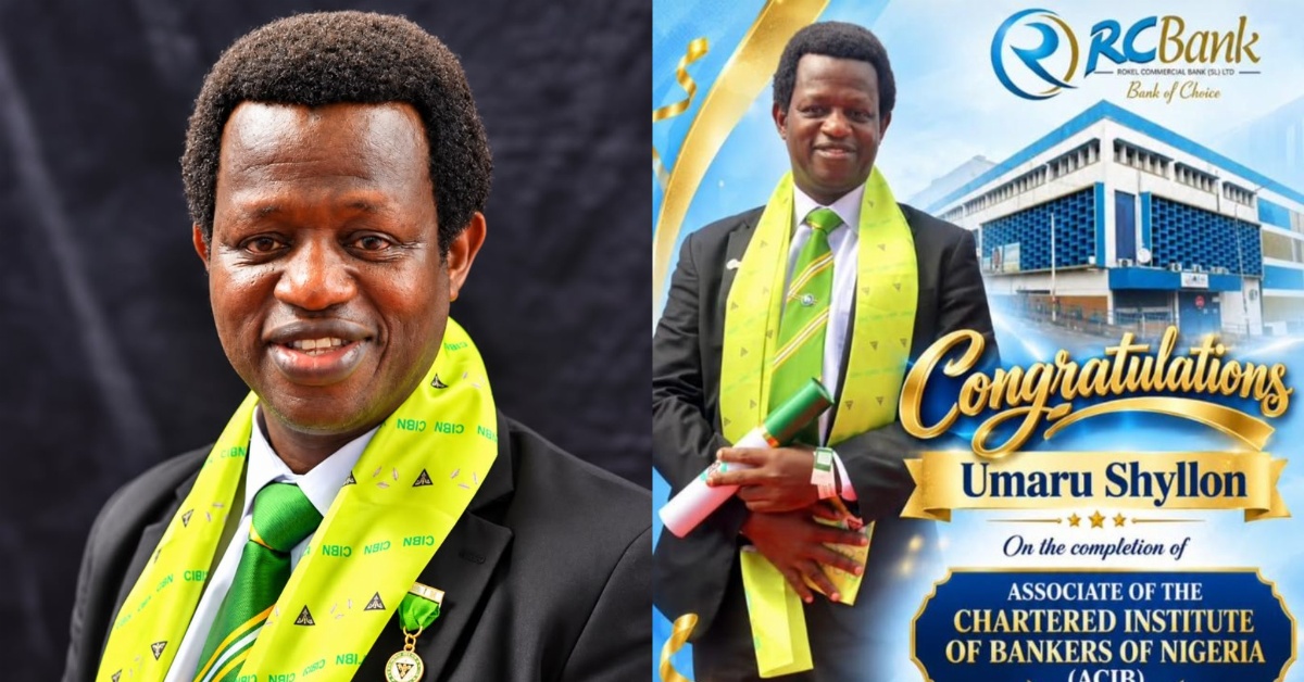 RCBank’s Umaru .A. Shyllon Bags Chartered Banker Status
