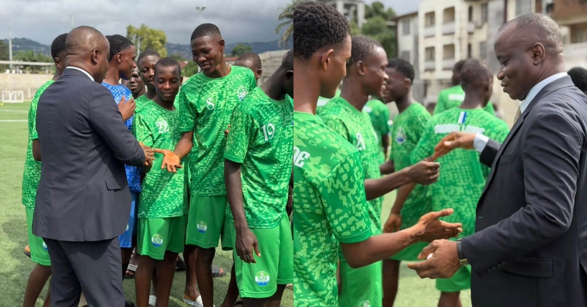 SLFA President Babadi Kamara Inspires Shooting Stars Ahead of WAFU-A Qualifiers