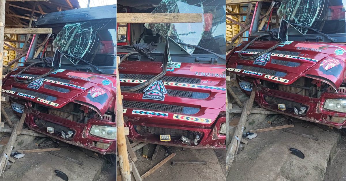 Accident at Tombo Park Along Benguma Highway Reportedly Leaves No Injuries