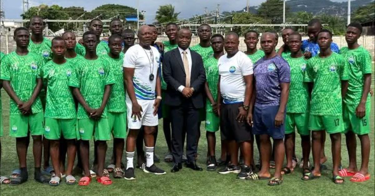 SLFA President Babadi Kamara Visits U-17 Camp Ahead of WAFU-A Qualifiers
