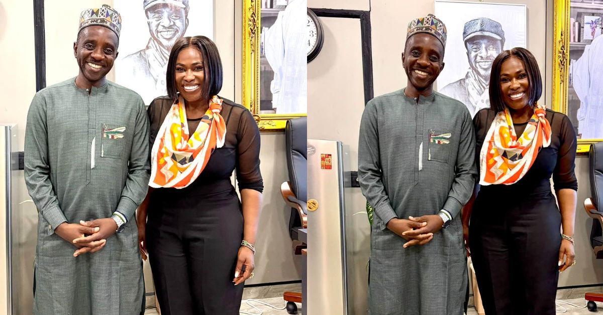 Minister Chernor Bah Hosts Nollywood Star Uche Jombo