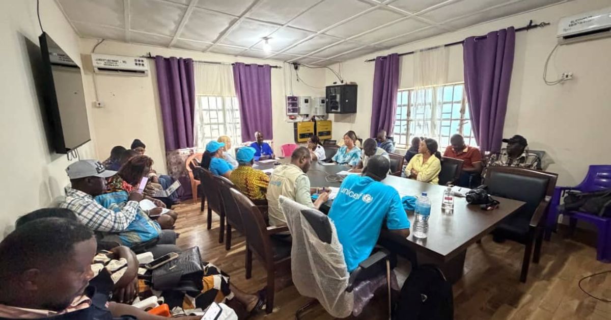 UNICEF Examines Child Healthcare and Education Services in Kenema