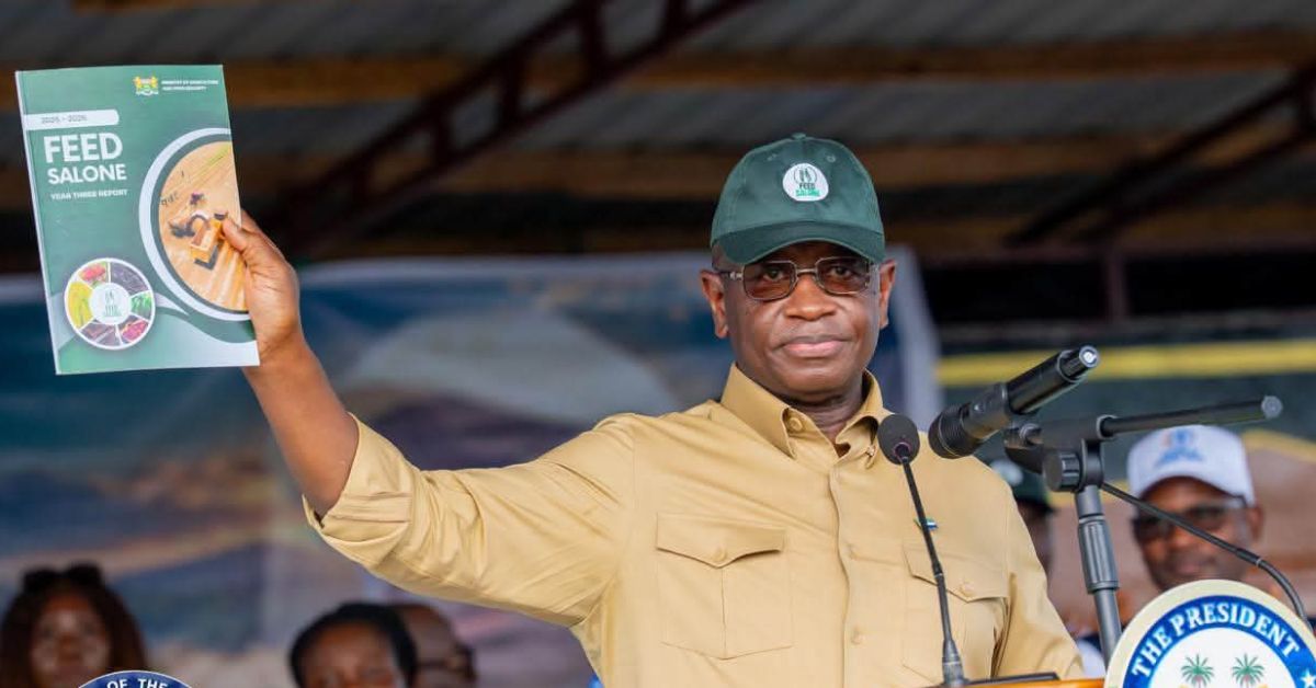 President Bio Launches Feed Salone Third-Year Report, Calls for Agricultural Innovation