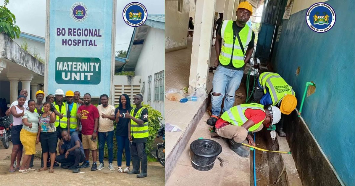Bo Regional Hospital Restores Water Supply After Completion of Major Reticulation Project