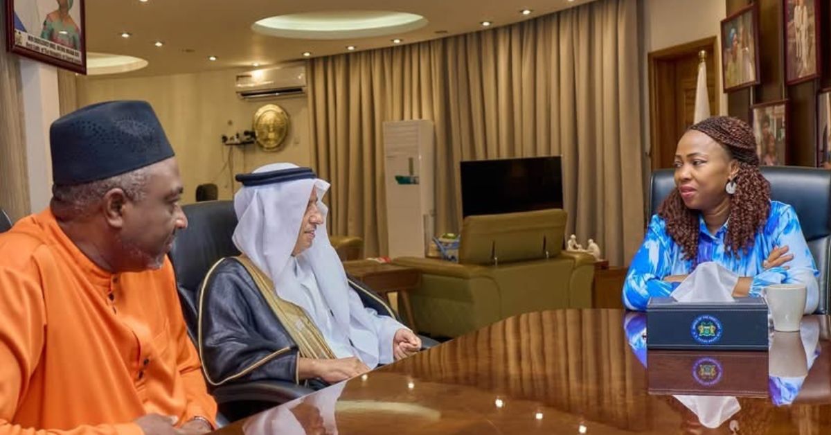 First Lady Fatima Bio, Saudi Envoy Hold Key Diplomatic Talks