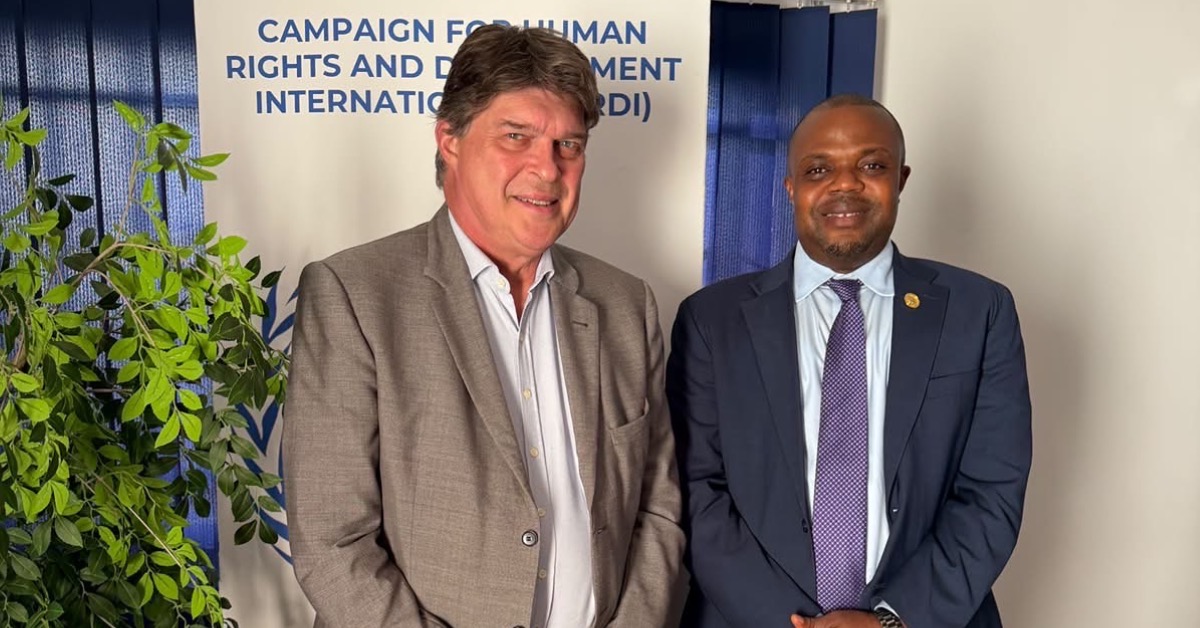 French Chargé d’Affaires Commends CHRDI for Human Rights Work