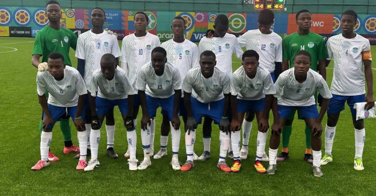 Sierra Leone U-15 Advance to Final After 3–0 Win Over Zimbabwe