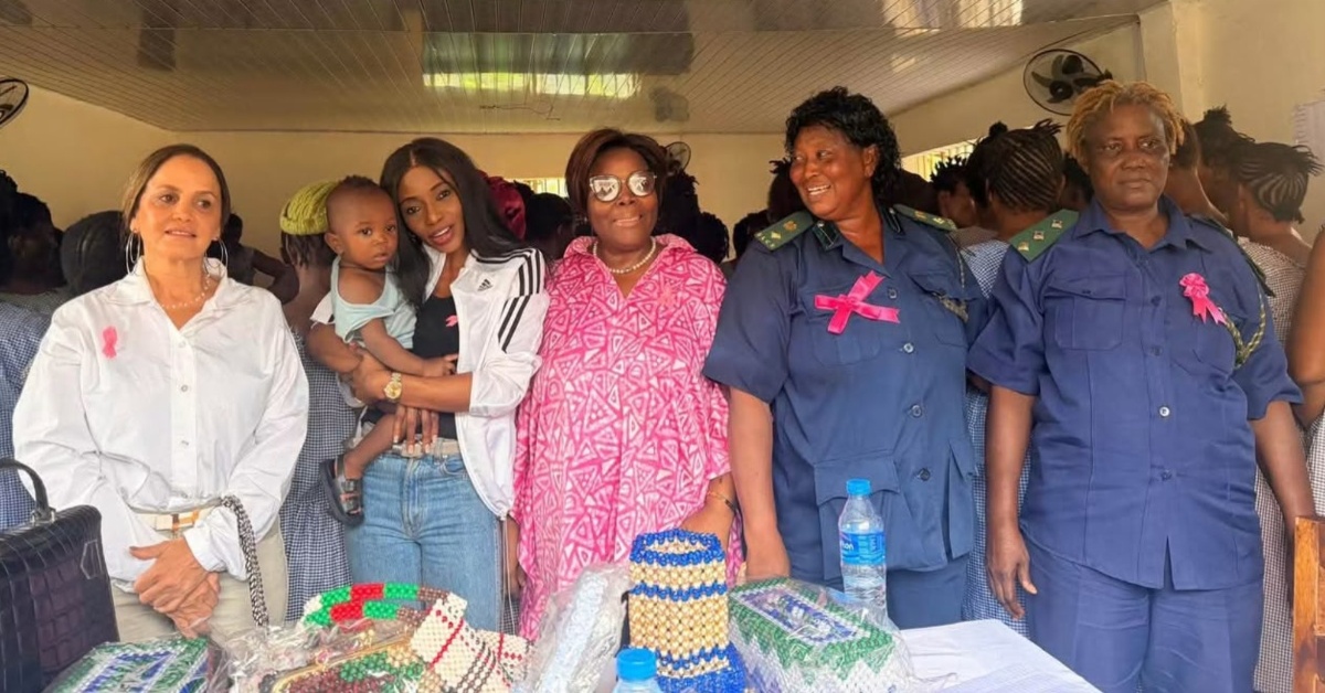 Isha Johansen Takes Breast Cancer Awareness Campaign to Female Correctional Centre
