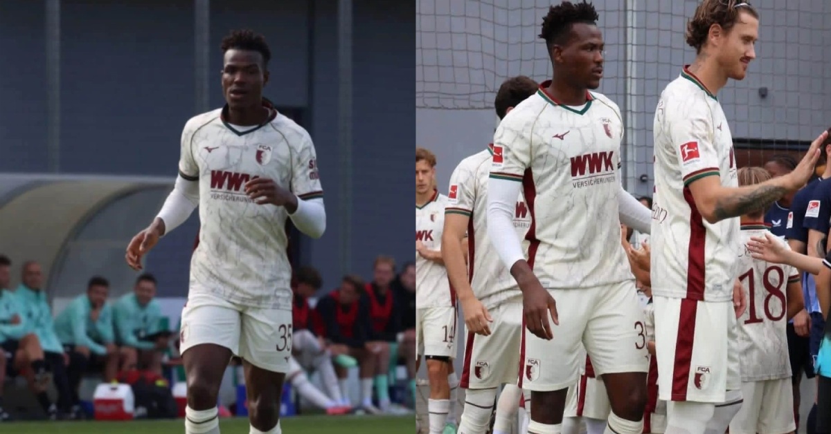 Juma Bah Makes FC Augsburg Debut After Leone Stars Duty