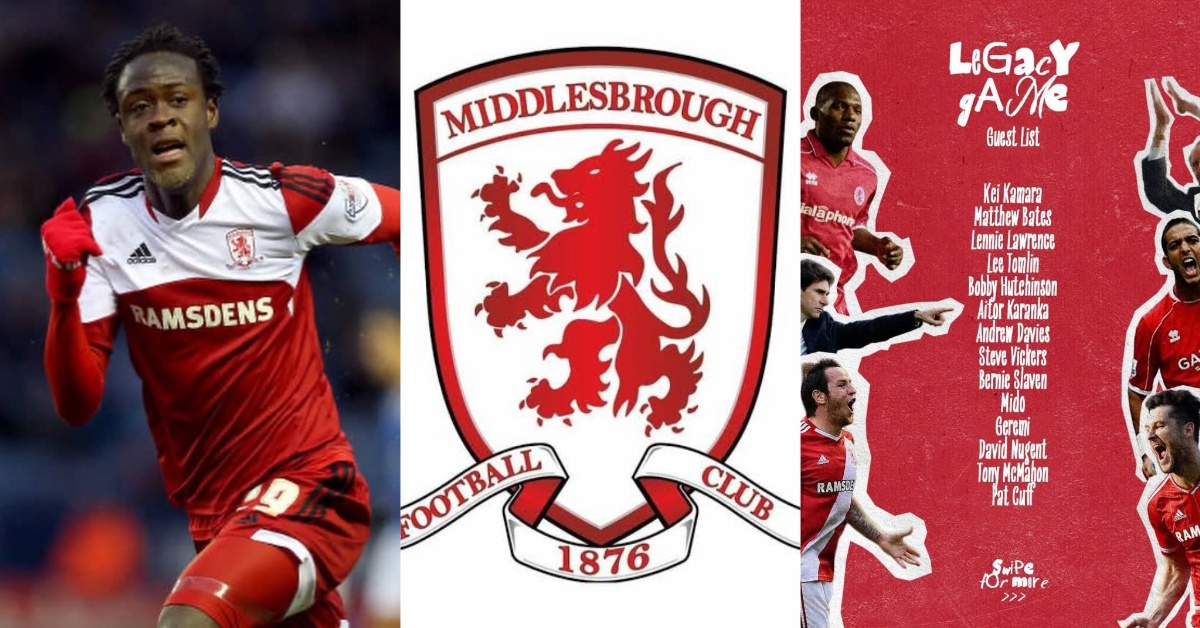 Kei Kamara to Feature in Middlesbrough 150th Anniversary Legacy Game