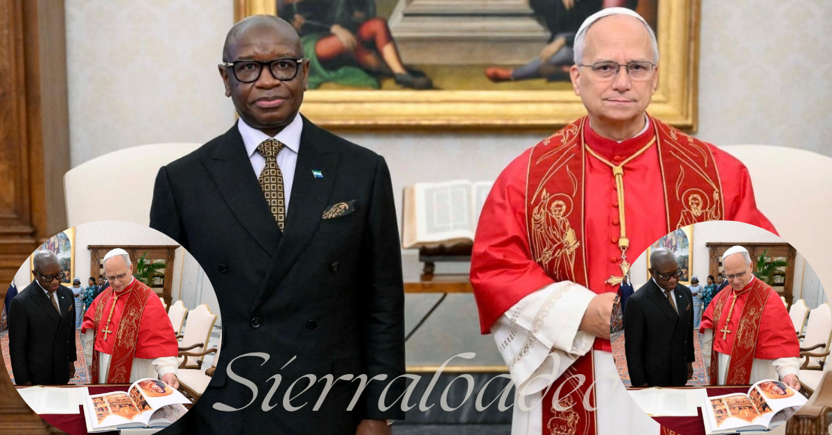 President Maada Bio Says Meeting Pope Leo XIV Was a Personal Honor
