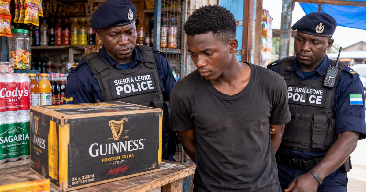 18-Year-Old Man Sent to Prison for Allegedly Stealing One Carton of Stout, Other Items