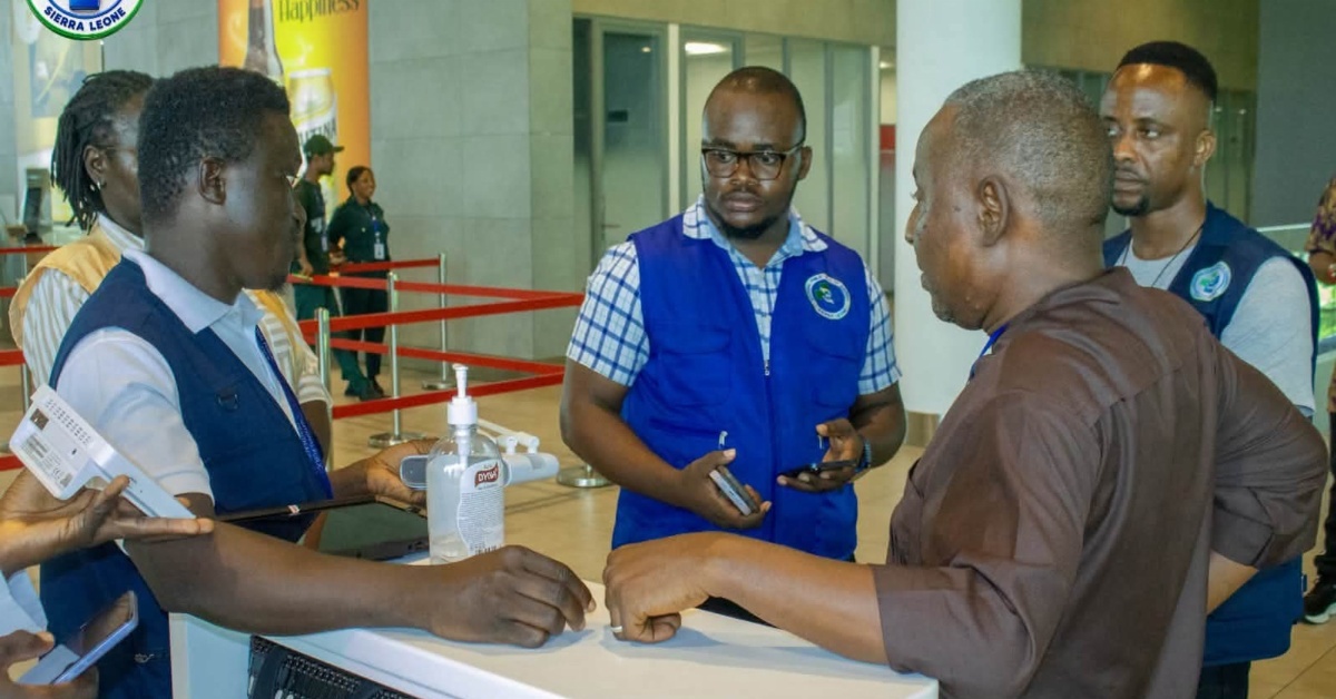 NPHA Conducts Health Preparedness Assessment at Freetown International Airport