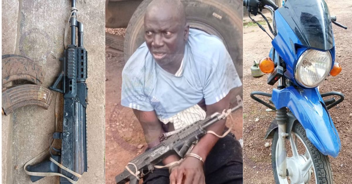 Police Arrest Suspected Armed Robber With Rifle, Ammunition at Mange Checkpoint