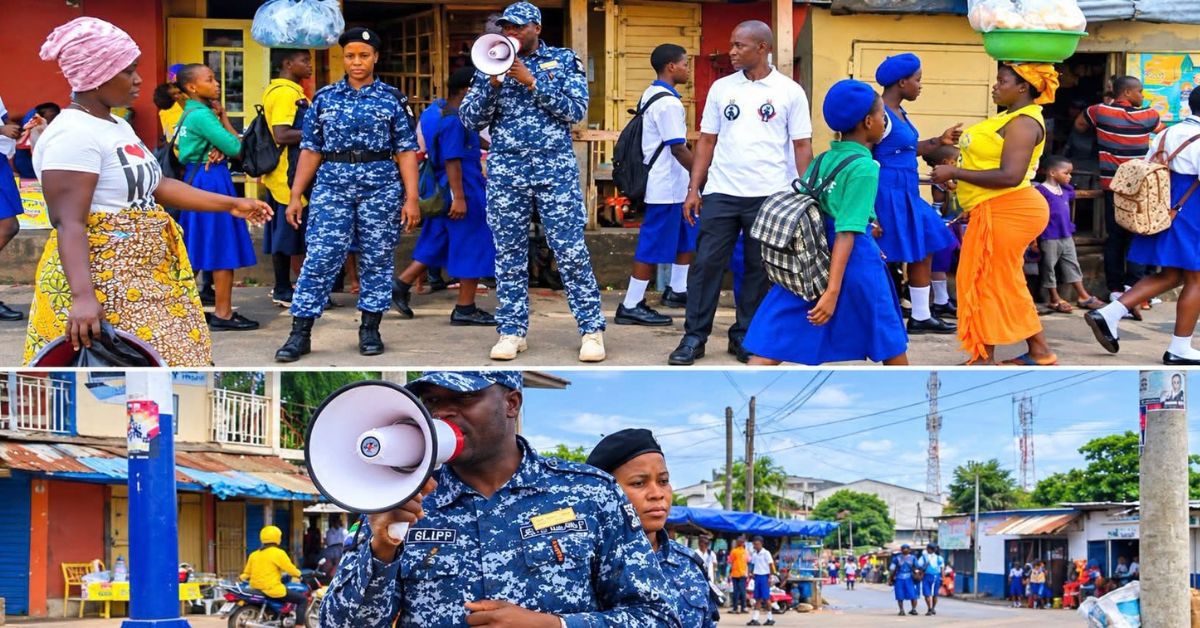 Police Engage Communities on Vandalism and Youth Lawlessness in Freetown