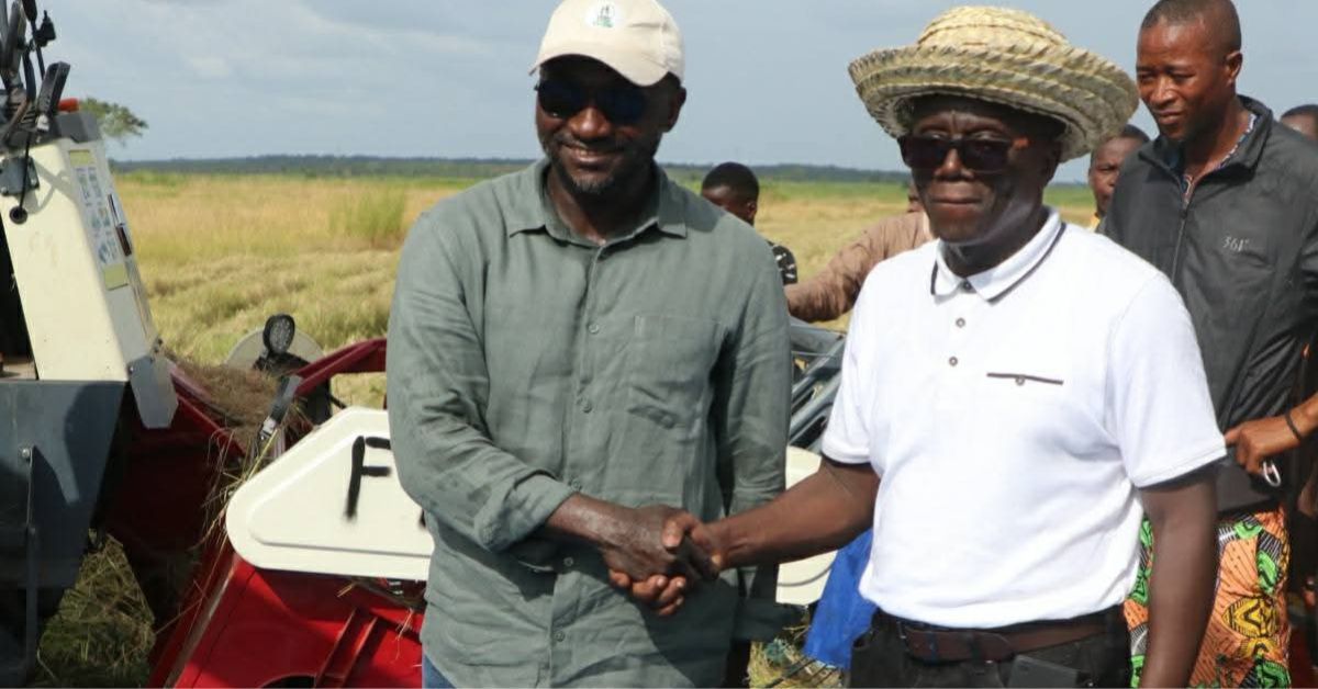 Pastor Mambu, Minister Kpaka Celebrate Major Rice Harvest in Bombali