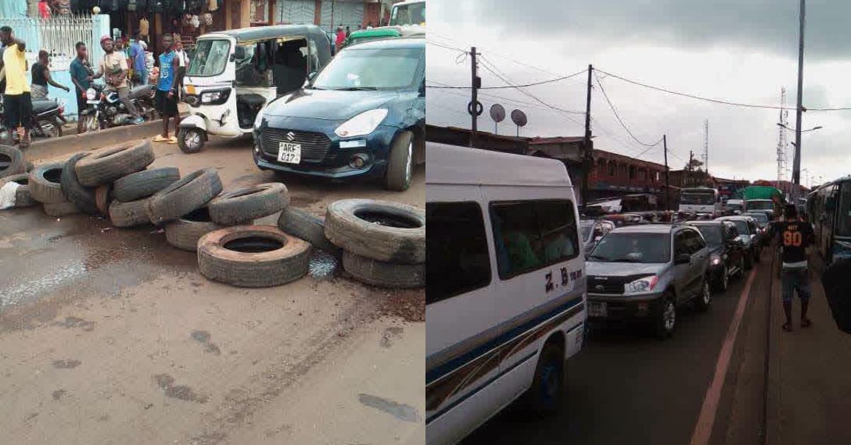 Angry Youths Block Road in Eastern Freetown Over Abandoned Corpse