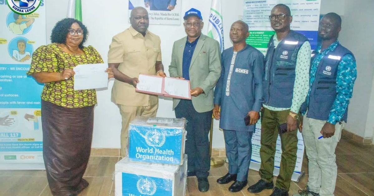 Sierra Leone Receives WHO Test Kits to Boost Ebola Preparedness