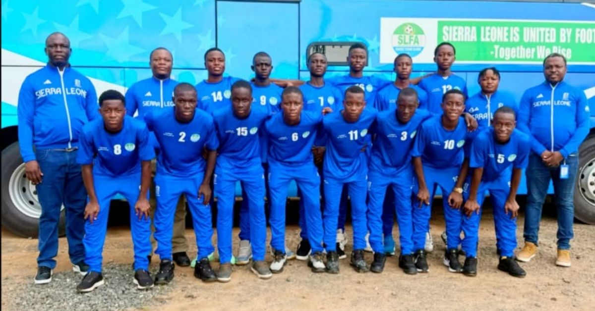 Sierra Leone U-15 Team Heads to Azerbaijan for FIFA Football Festival