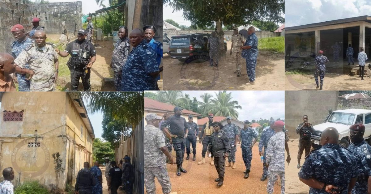 Sierra Leone Police (SLP) Assess Sites for New Station and Posts in Waterloo