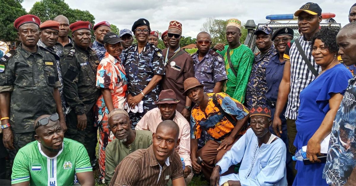 Police Engage Sanda Magbolonthor Community After Recent Violence