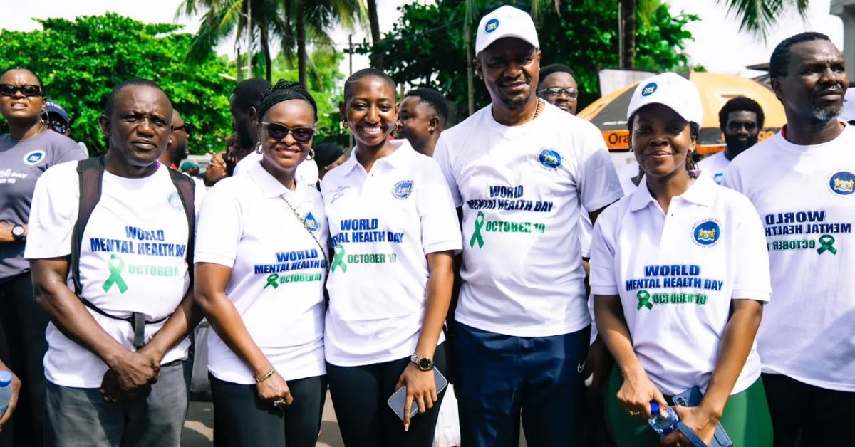 Miss Freetown Contestant Sheknatu Bangura Joins Mental Health Walk Ahead of Pageant