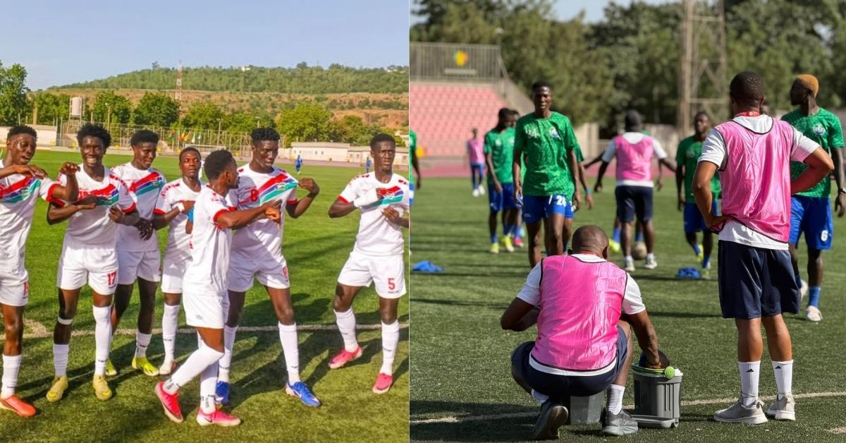 Sierra Leone 2 Goals Down Against The Gambia at Half-Time in WAFU A U-20 Semi-Final