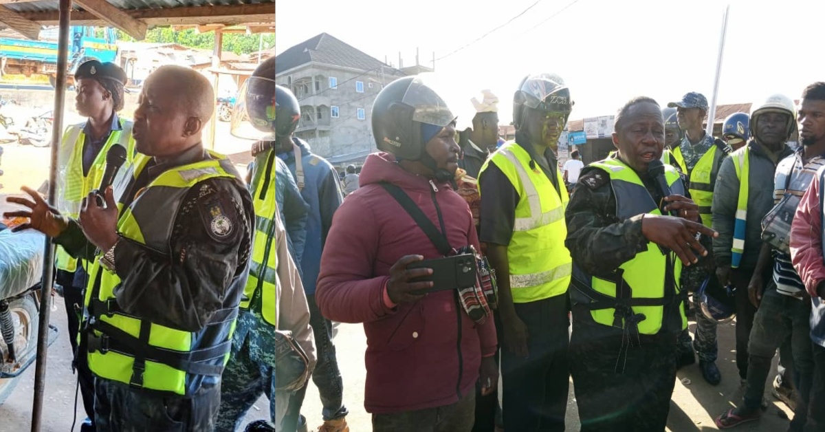 Tankoro Police Intensify Road Safety Awareness Campaign in Koidu
