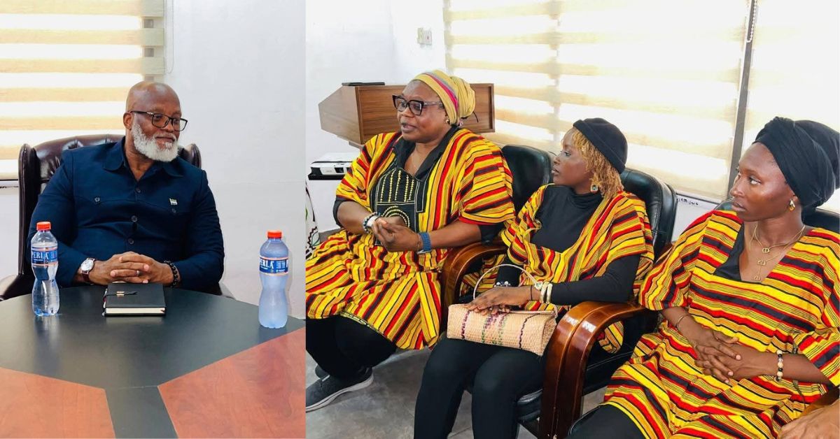 Sierra Leone Theatre Group Visits High Commissioner Kaisamba Ahead of Heritage Festival in Ghana