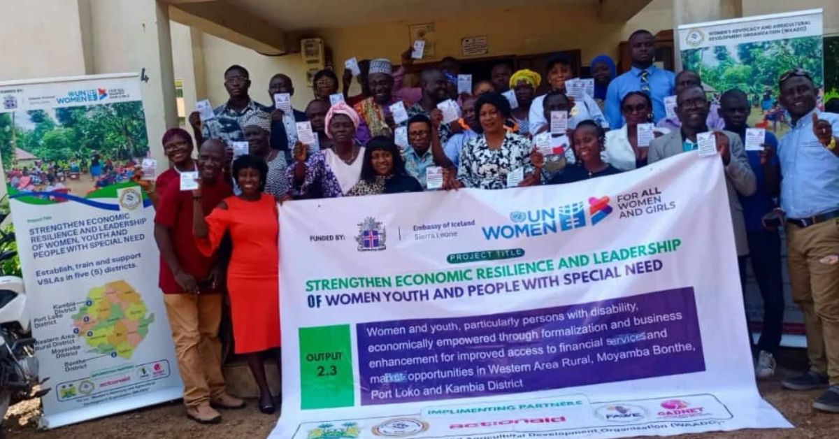 Port Loko Stakeholders, CSOs Back WAADO’s Women and Youth Empowerment Project