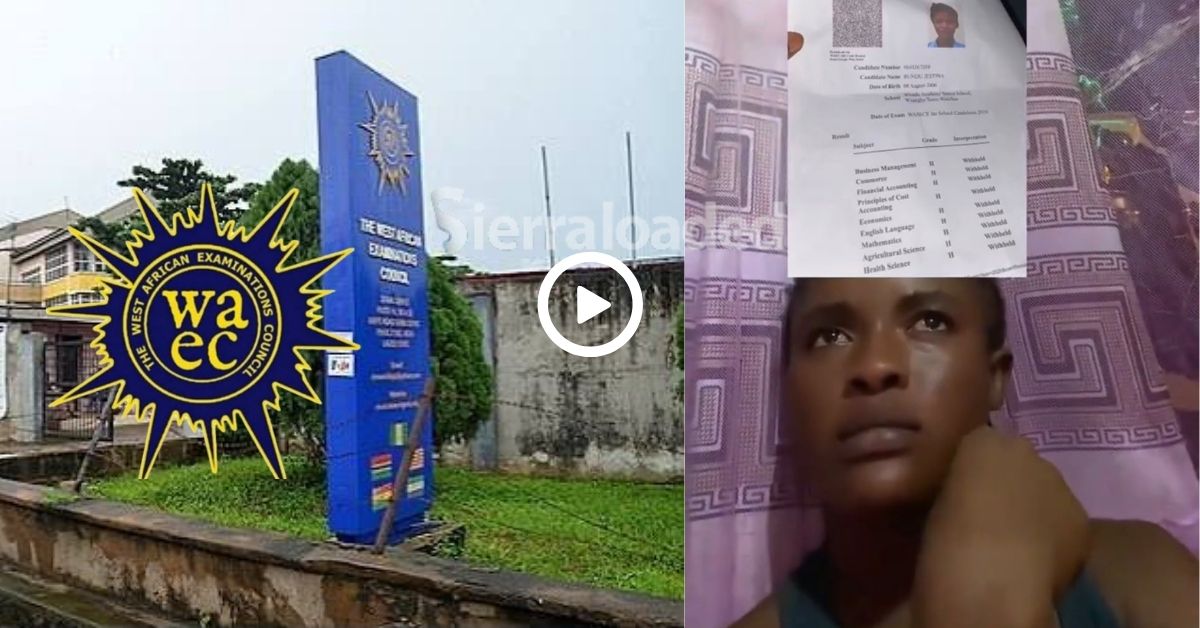 WASSCE Candidate Expresses Frustration as Results Are Withheld for Second Time in Six Attempts