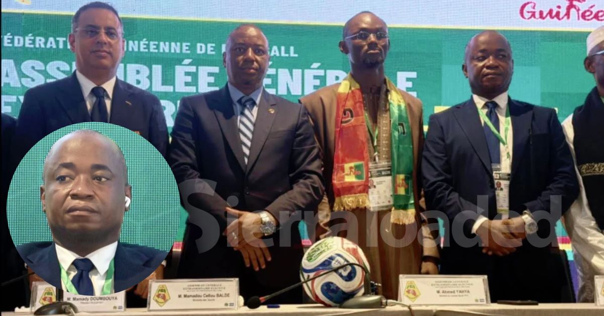SLFA President Babadi Kamara Oversees Guinea Football Federation Elections in Conakry