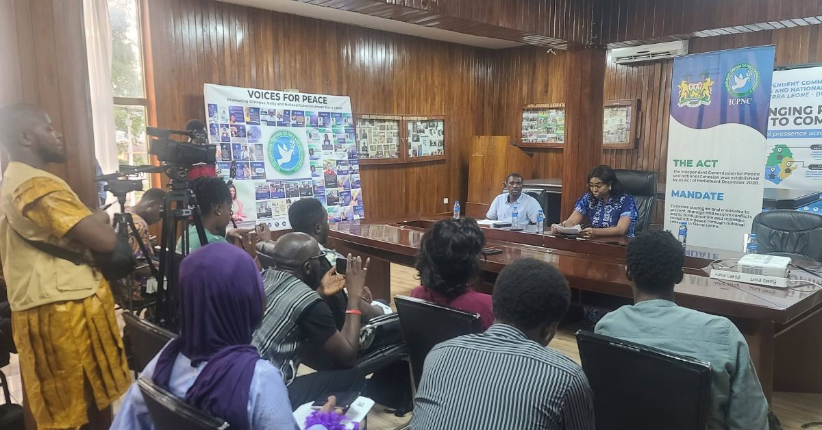 ICPNC Engages Journalists Ahead of Bintumani Unity Conference