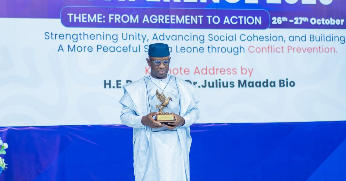 President Bio Apologises to Civil War Victims, Pledges Le25 Million for Peace Fund