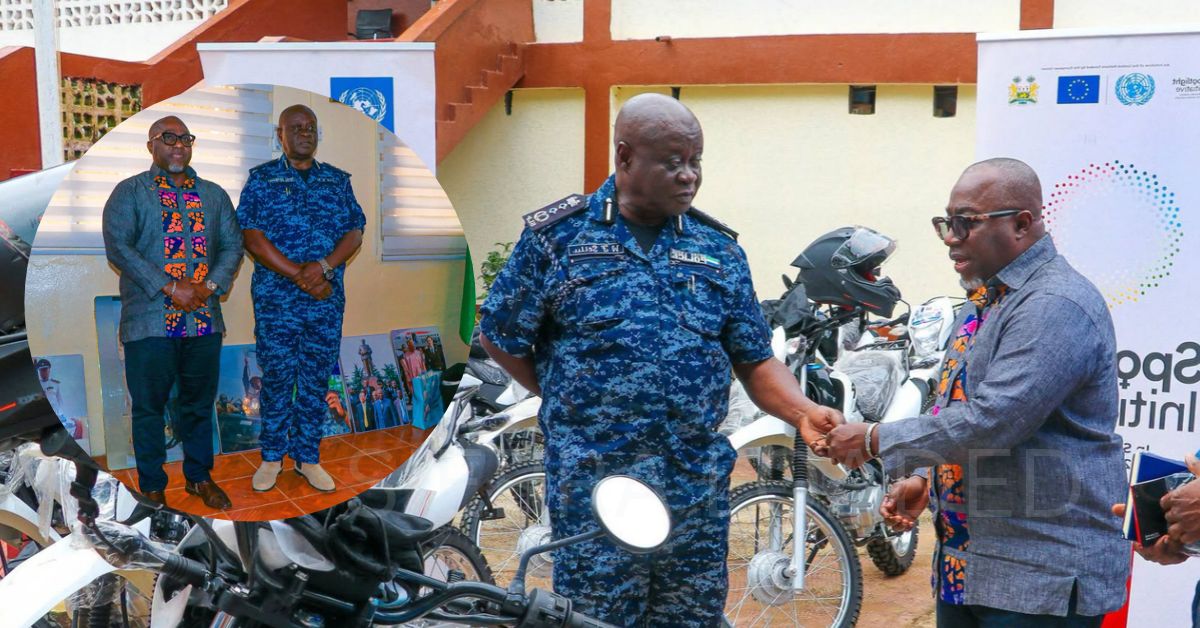 Police Receive 14 Motorbikes, Stationery to Boost FSU Operations Across Sierra Leone