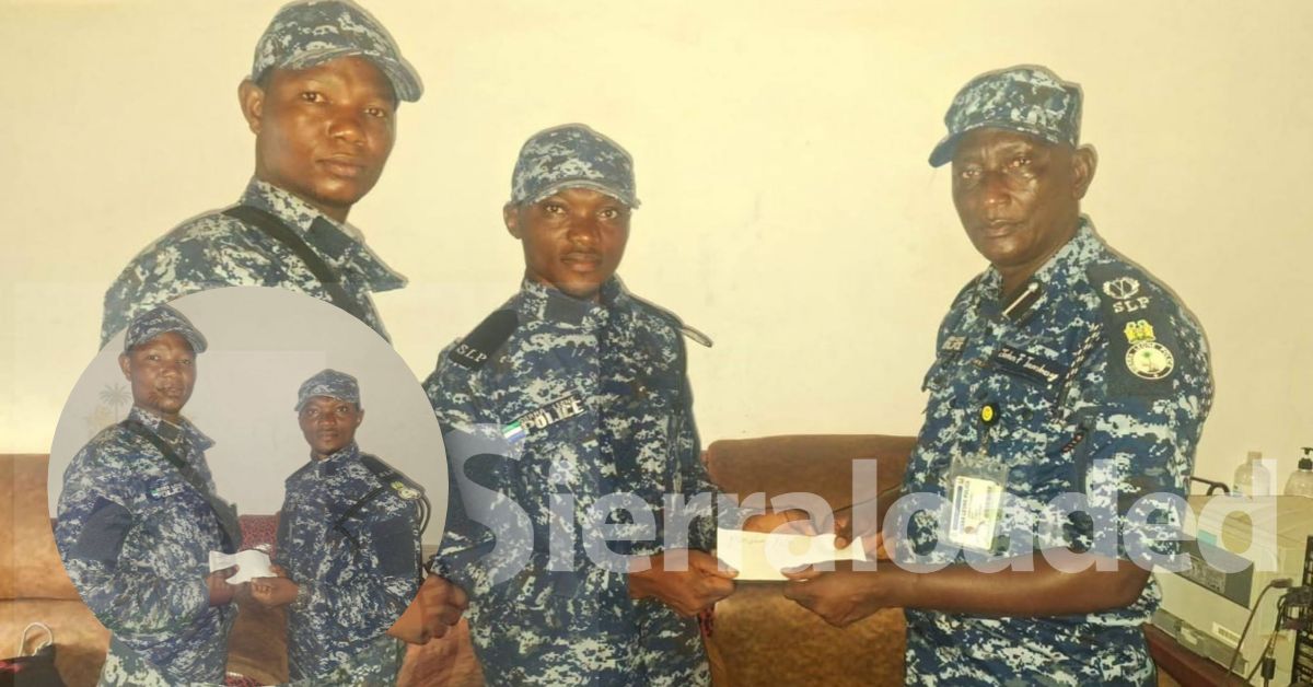 Two Sierra Leone Police Officers to Pursue master’s degrees in forensic science in India