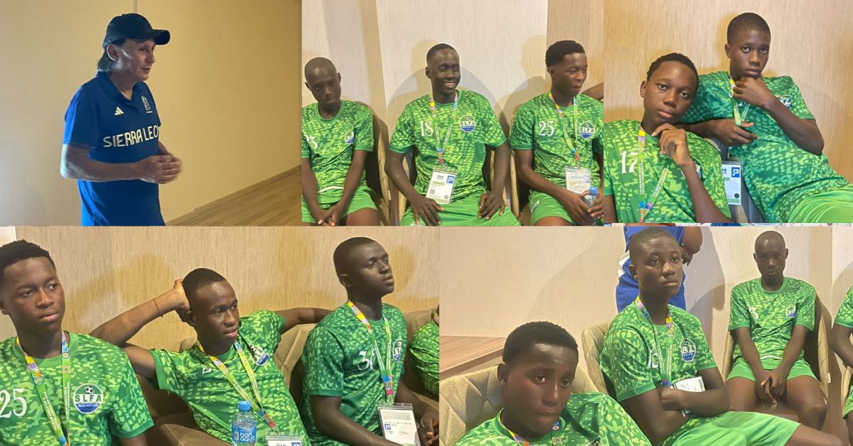Sierra Leone U-15 Team Begins World Cup Preparations in Azerbaijan